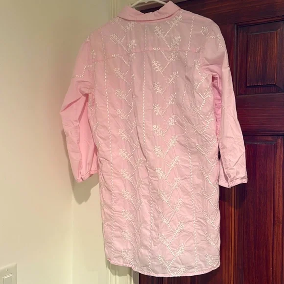 Julia Amory Swizzle Dress - Light Pink Size M - Picture 2 of 3
